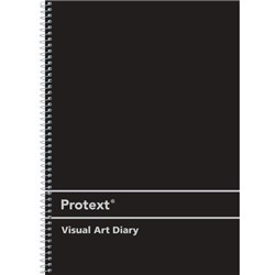 Protext Visual Art Diaries A4 60 sheet 110gsm Acid Free Cartridge Paper